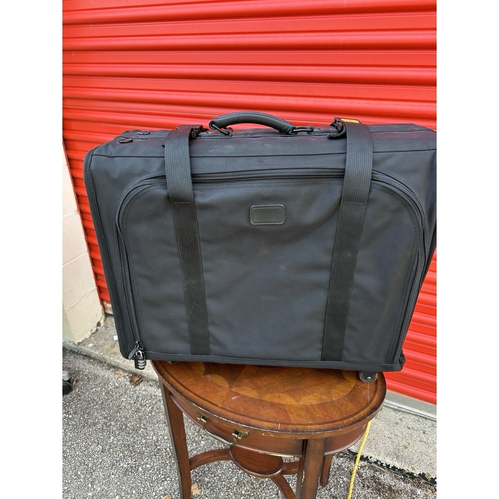 TUMI Garment Bag Carry-On Black Ballistic Nylon USA Made Luggage